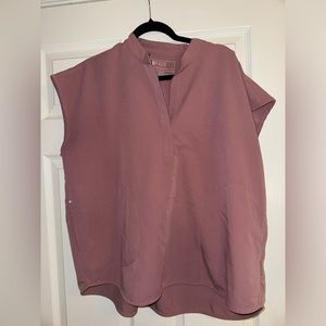 FIGS MINERAL MAUVE XL RAFAELA TOP